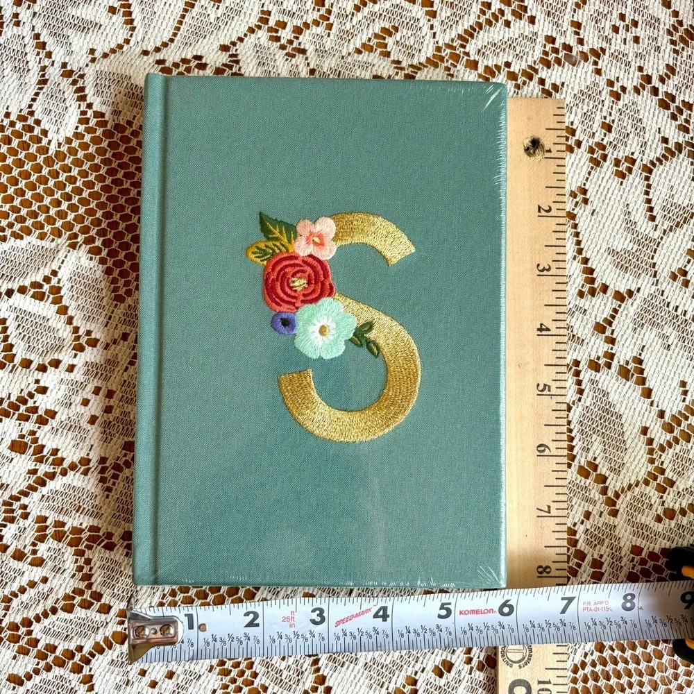 Rifle Paper Co. Embroidered Journal Initial 